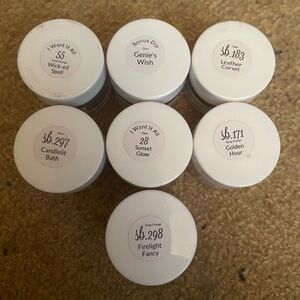 Sparkle and Co. Glow and Temp Changer Dip Powders.  Brand New Never Used